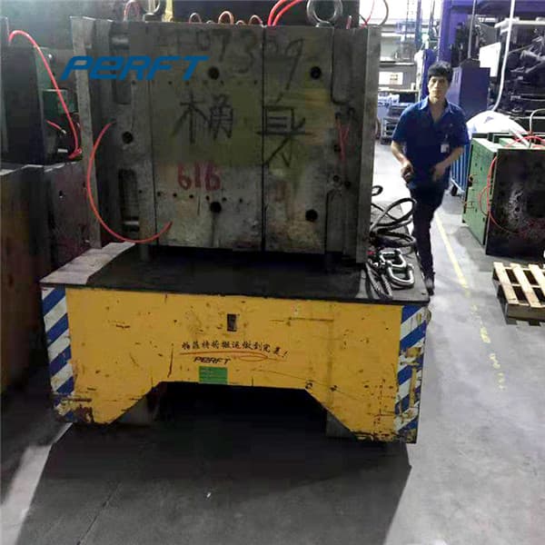 mold transfer cart for handling heavy material 25 ton